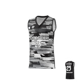Basketball Jersey Glitch - Black